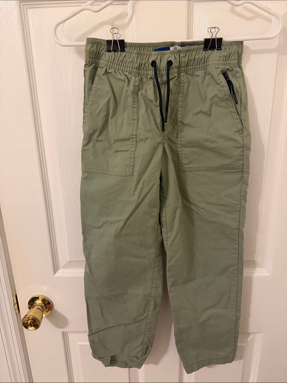 Old Navy Olive Green Drawstring Casual Pants - Kids
